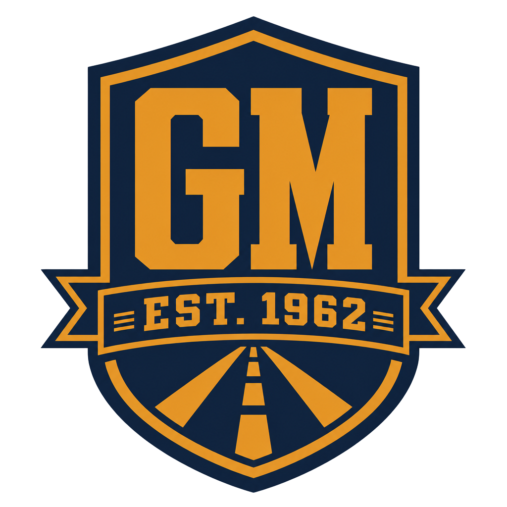 Gary Merlino Construction Inc crest, established 1962